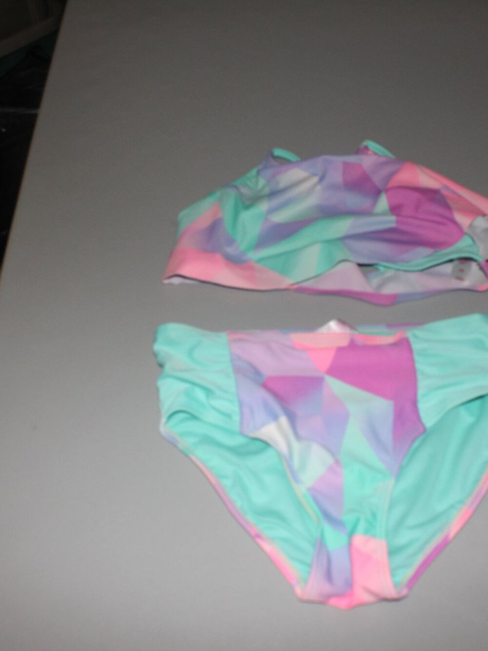 Multi Color 2 Pcs Justice Bikini Swimsuit Size 10